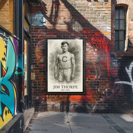 Jim Thorpe A Legendary Athlete Poster