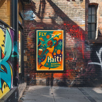 Fly Haiti Wander in Color Poster