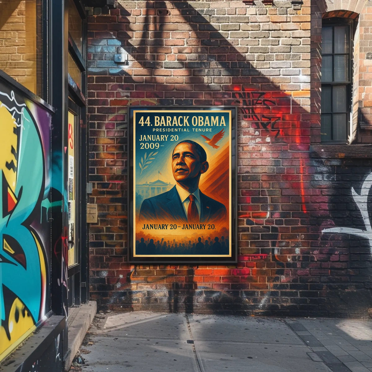 Barack Obama Artistic Tenure Historical or Presidential Poster