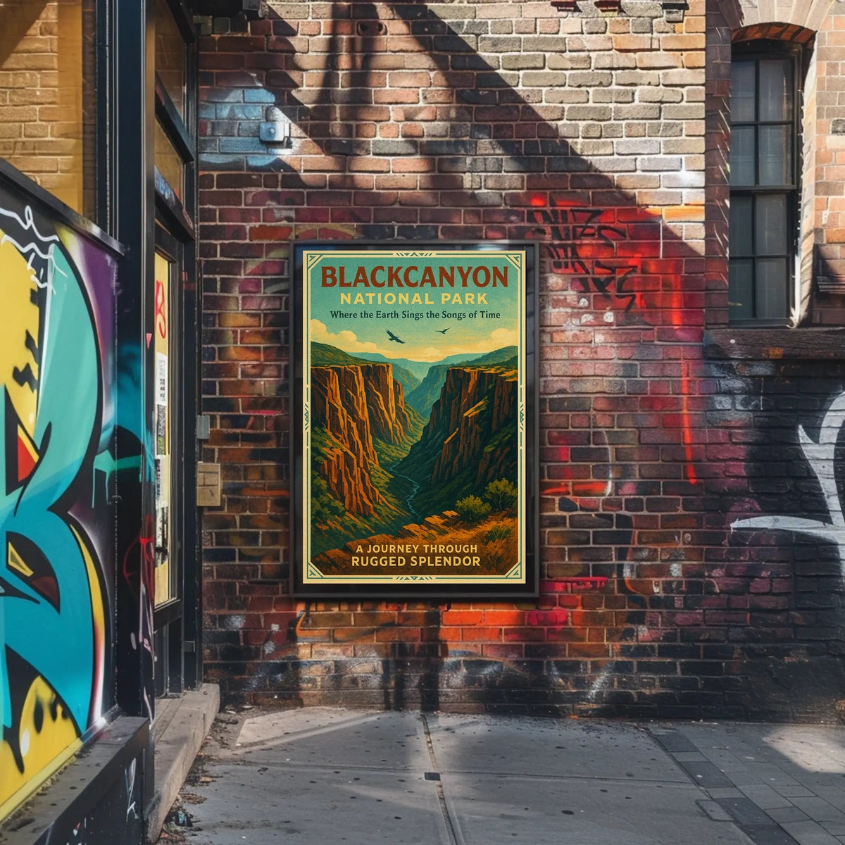 Blackcanyon National Park Poster