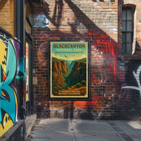 Blackcanyon National Park Poster