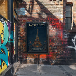 La Tour Eiffel The Iron Lady of Paris Poster