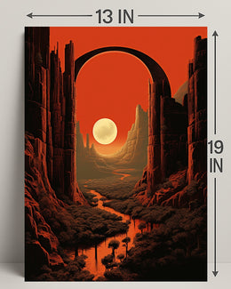 The Enchanted Canyon Poster PosterGoat