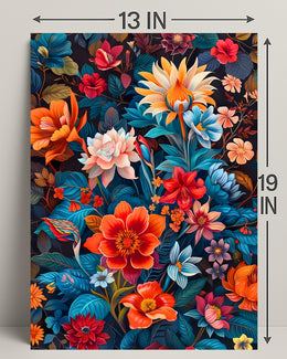 Vibrant Floral Symphony William Morris Art Poster