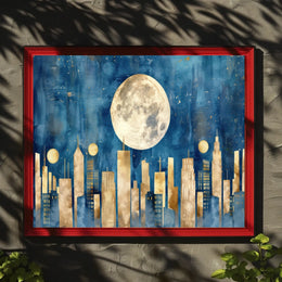 Celestial Skyline Poster