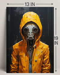 The Enigmatic Figure In Yellow Poster PosterGoat