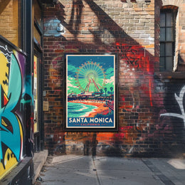 Santa Monica Vibes Poster