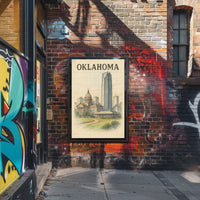 Oklahoma Cityscape Poster