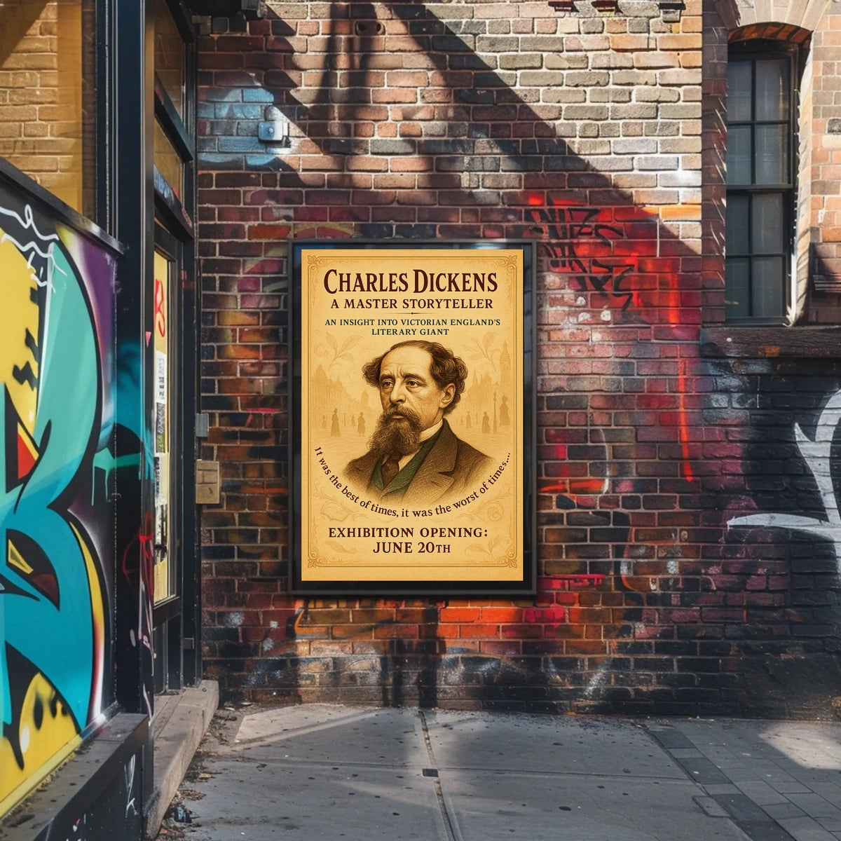 Charles Dickens A Master Storyteller Poster
