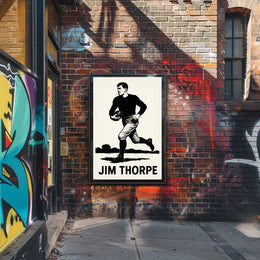 Jim Thorpe Legendary Athlete Poster