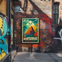 Fly to Montserrat Poster