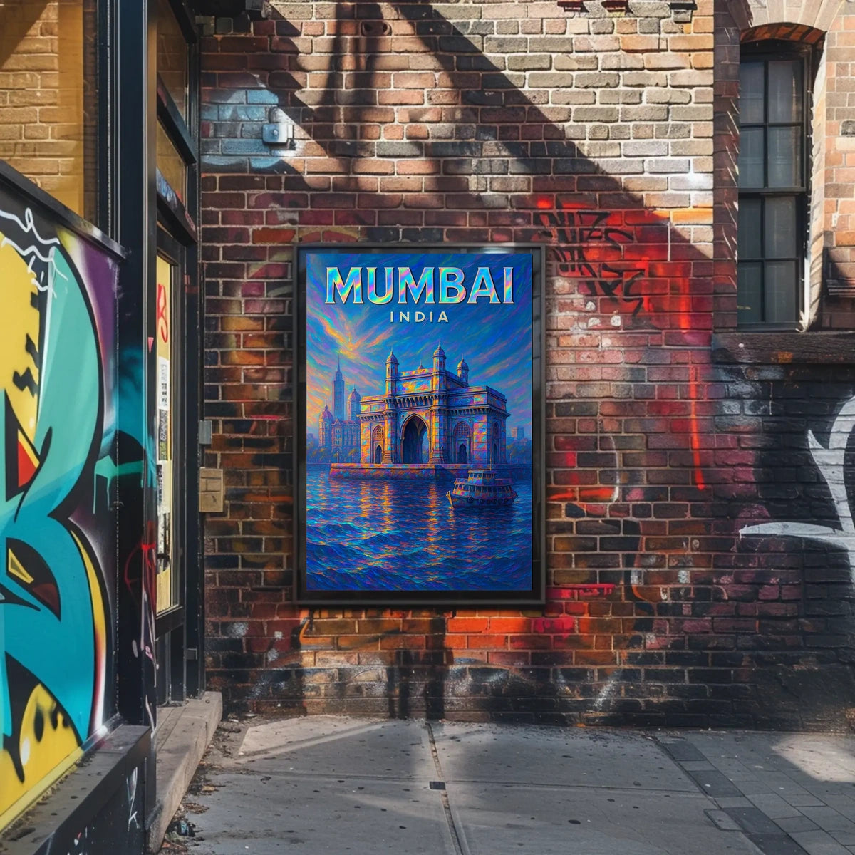 MumbaiS Iconic Gateway Poster