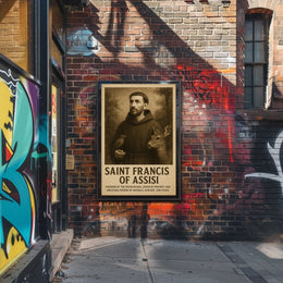 Saint Francis Of Assisi Poster