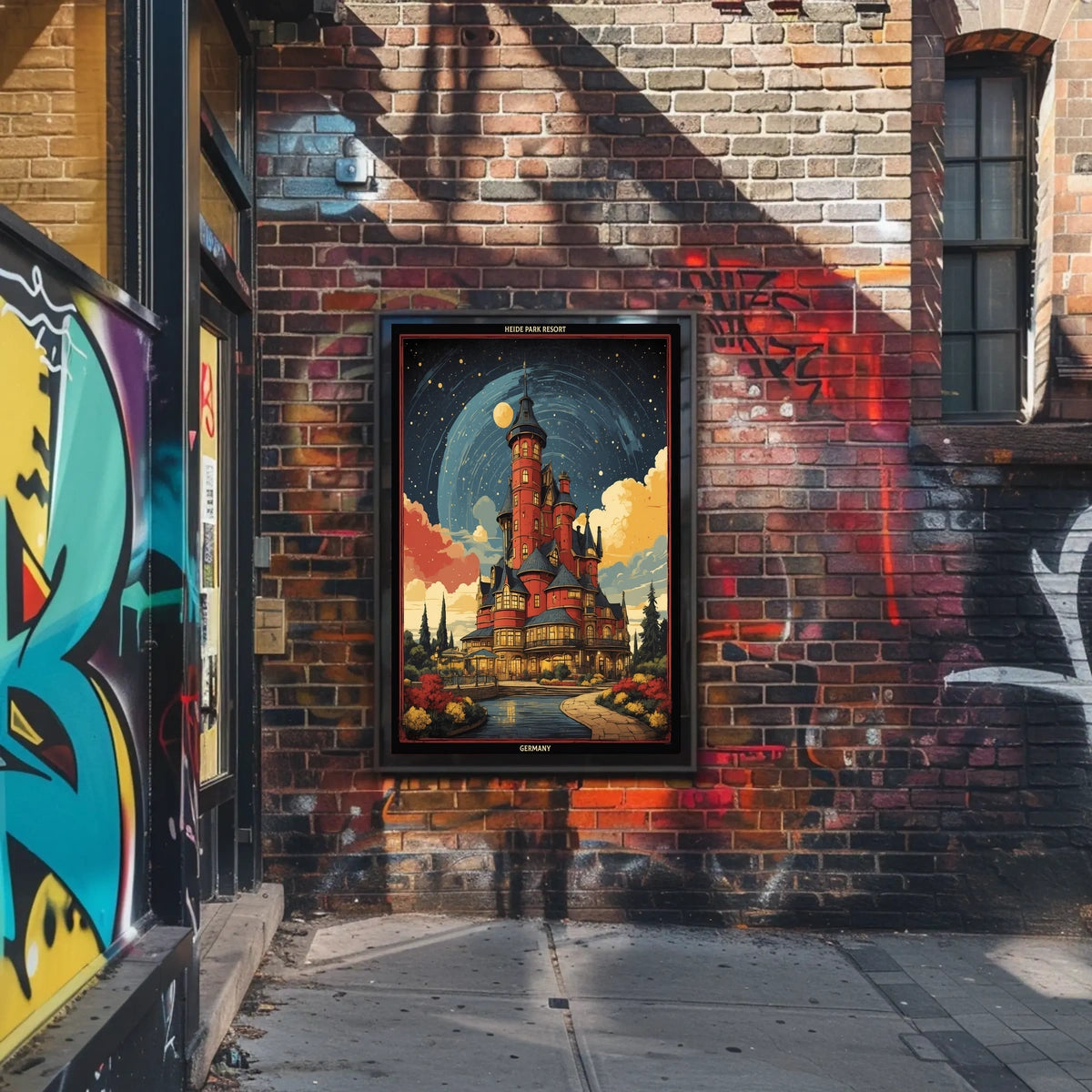 Enchanted Castle at Heide Park Resort Poster