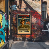 Enlist in the Women's Army Corps Poster