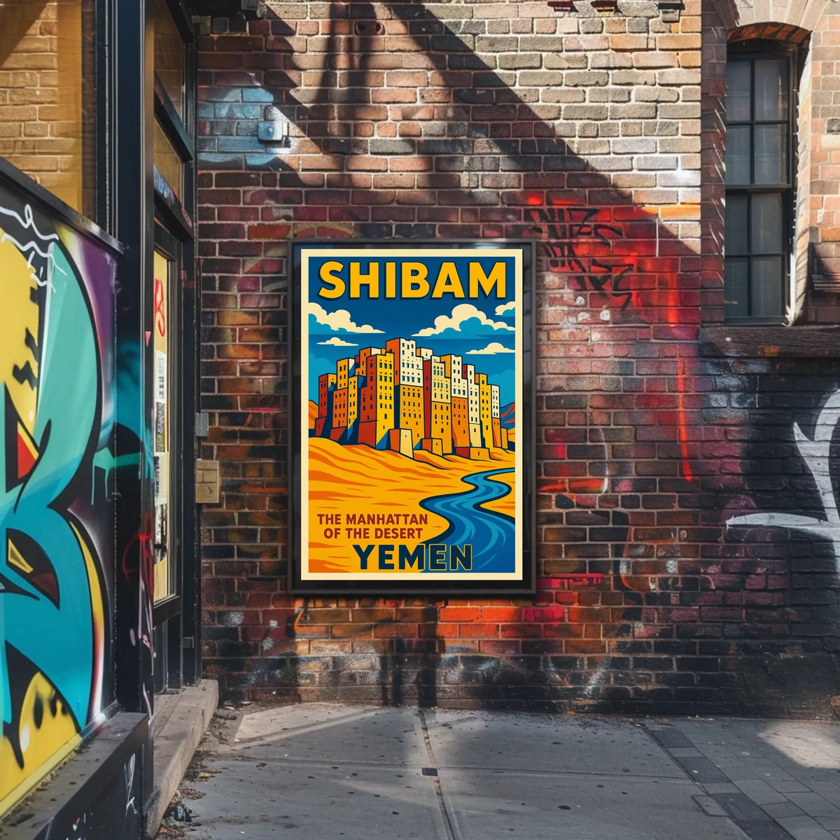 Shibam The Manhattan Of The Desert Poster