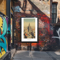 Kyiv Cityscape Poster PosterGoat
