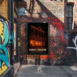 Abraham Lincoln Fords Theatre Poster