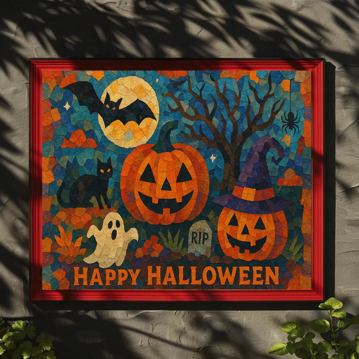 Halloween Urban Nightscape Cinematic Poster