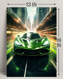 Speed In The City Poster