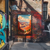 Majestic Canyon Vista Poster