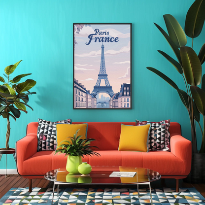 Paris France – Eiffel Tower at Sunset