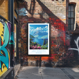 Lake Wakatipu Scenic Poster