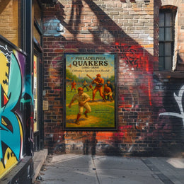 Philadelphia Quakers Celebrating a Legendary Era Poster