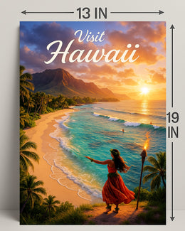 Visit Hawaii Poster PosterGoat