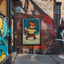 Forest Fox Poster