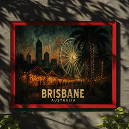 Brisbane Nights Poster