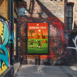 Burkina Faso Cultural Celebration Poster