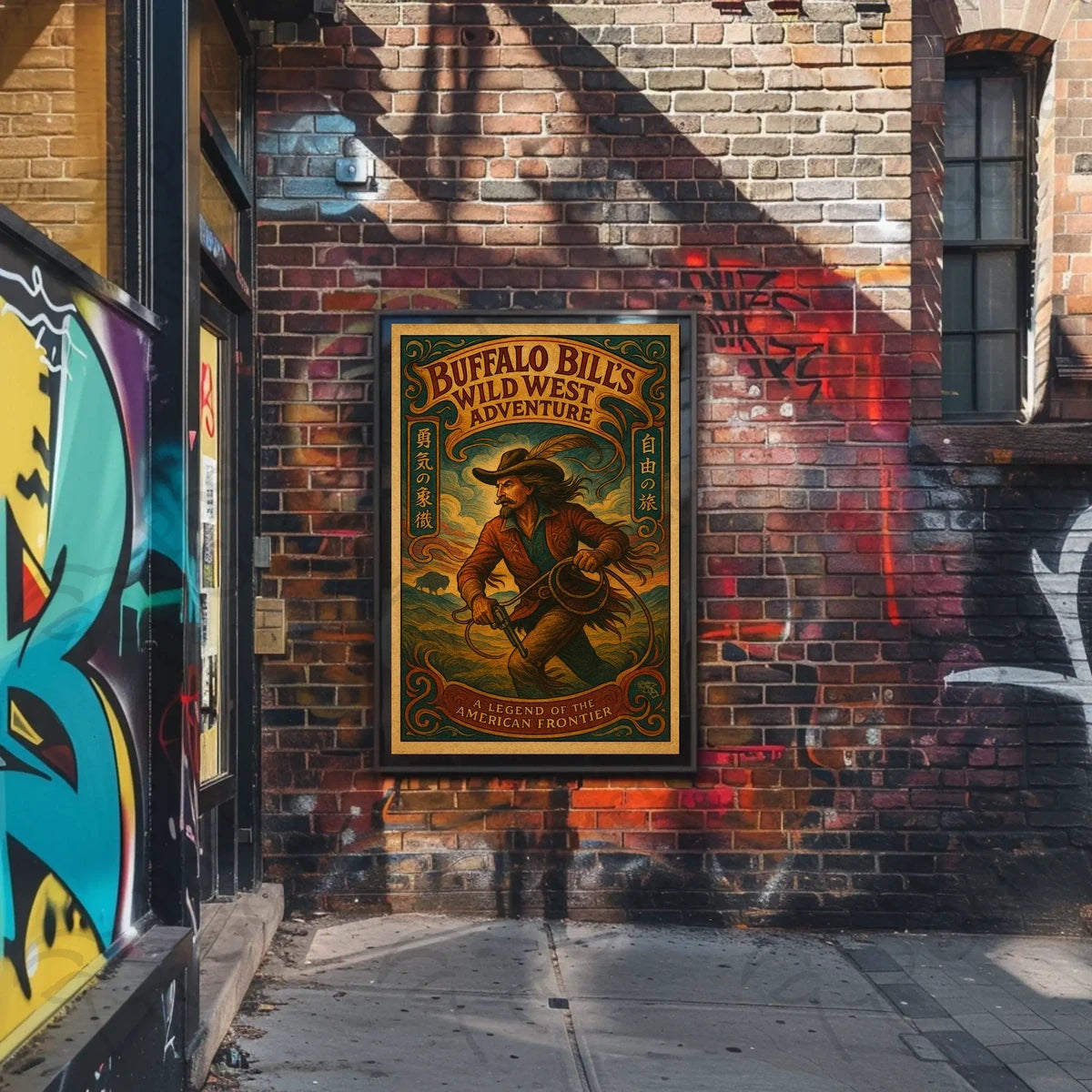 Buffalo Bill's Wild West Adventure Cultural Heritage Poster