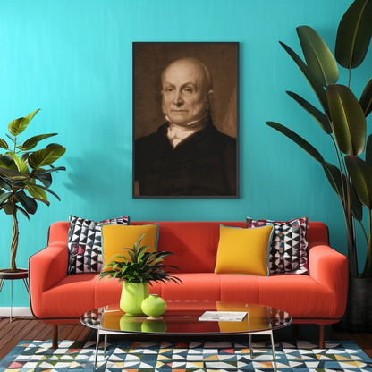 John Quincy Adams 6th President Sepia Photo