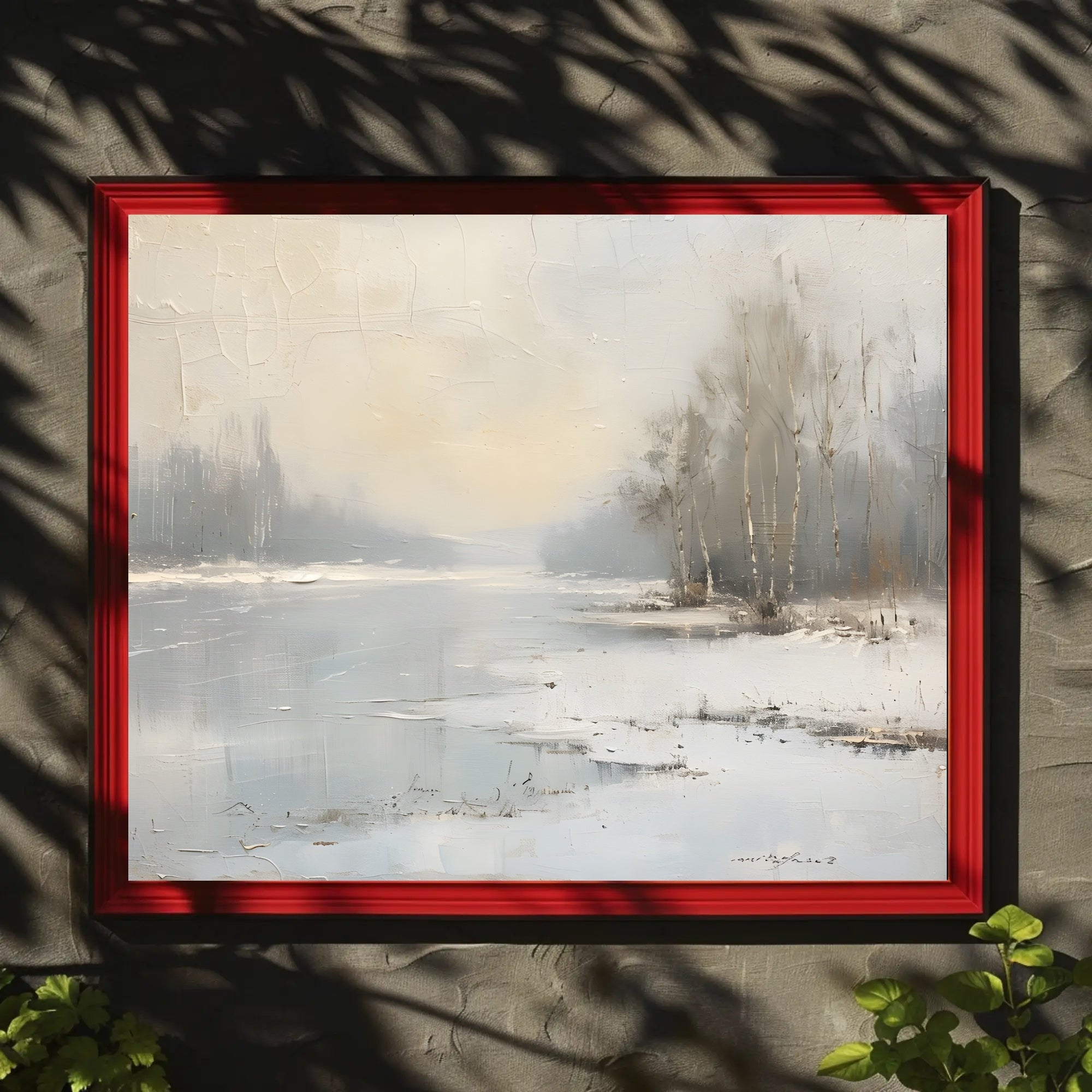 Tranquil Winter Landscape Poster