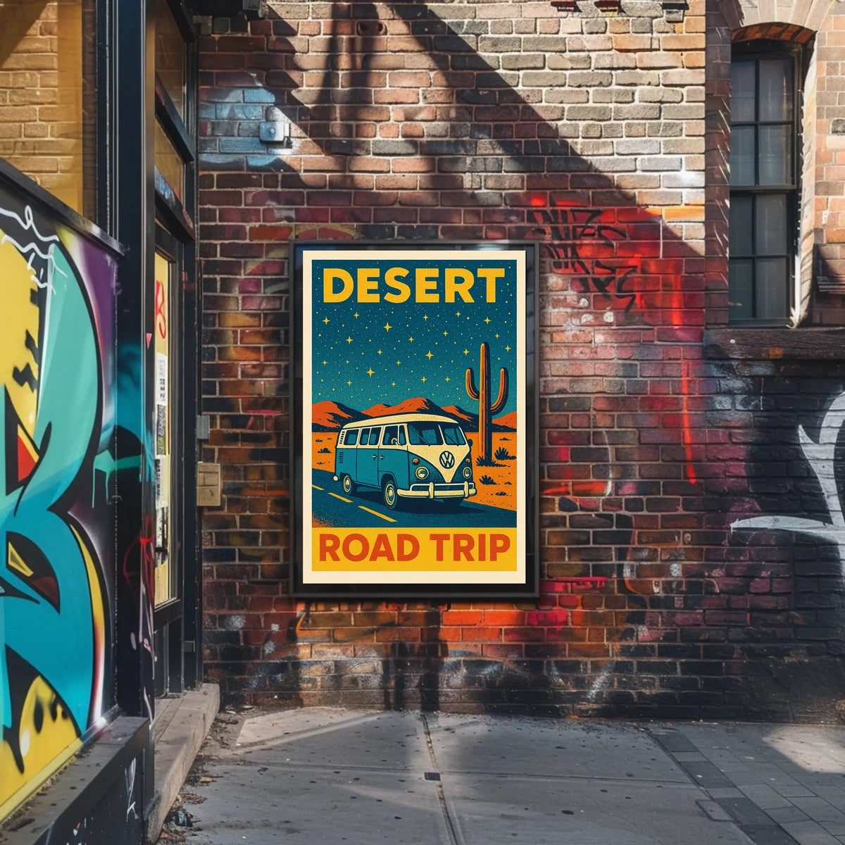 Desert Road Trip Poster