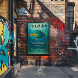 Discover the Charm of the Parrotfish Poster