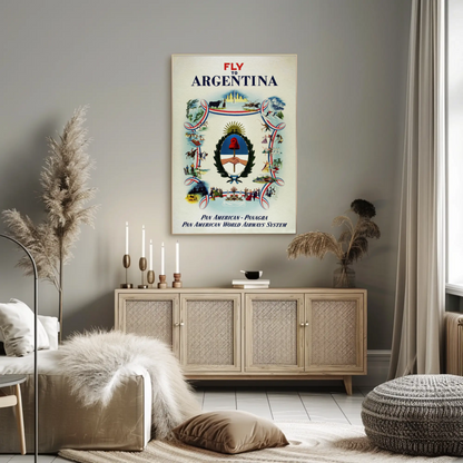 Fly to Argentina Poster