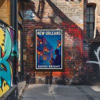 New Orleans Bayou Bright Poster