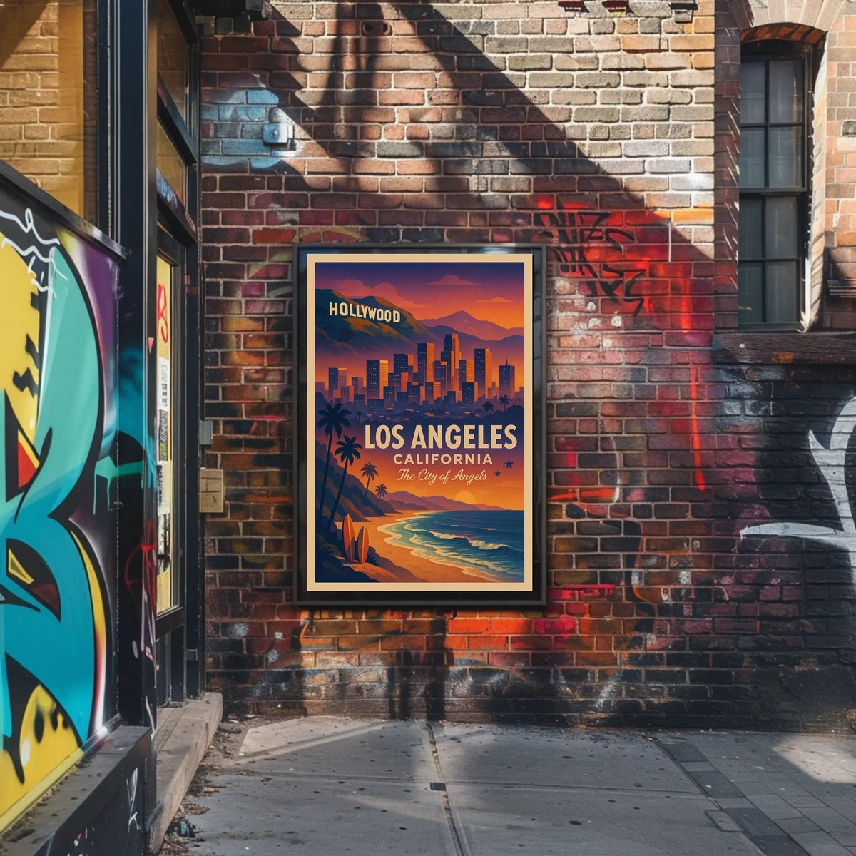 Los Angeles The City of Angels Poster