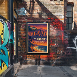 Los Angeles The City of Angels Poster