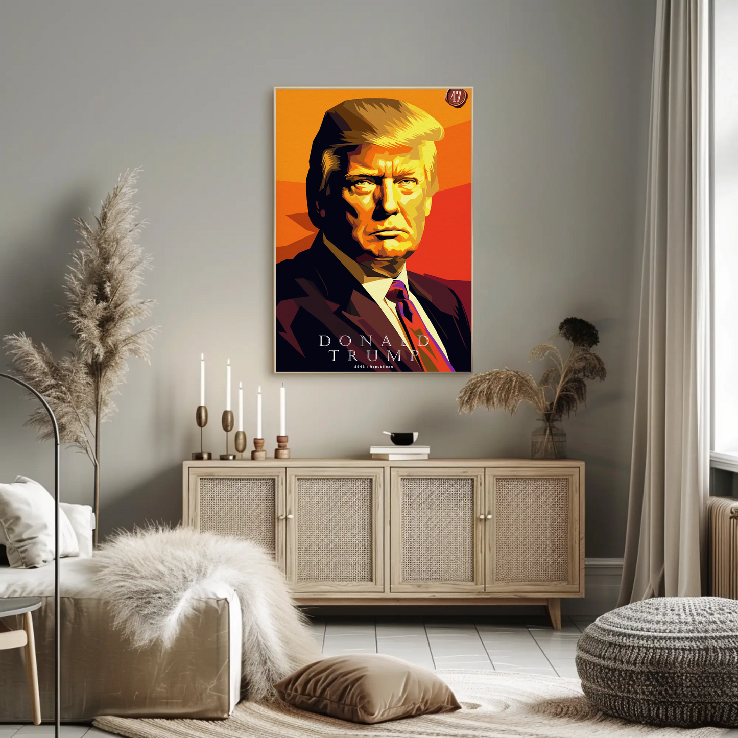 47th President Donald Trump Pop Art