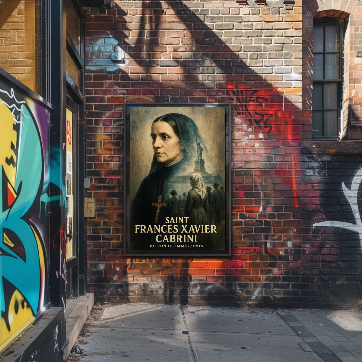Saint Frances Xavier Cabrini Patron Of Poster
