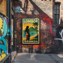 Lombok, Indonesia Poster