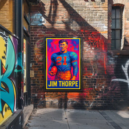 Jim Thorpe Legendary Athlete Poster