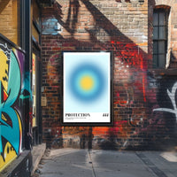 Protection Embrace Modern Abstract Artistic Poster PosterGoat