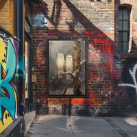 Winter Owls Poster