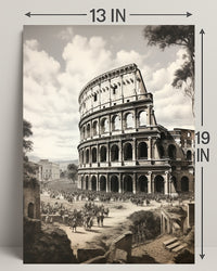 The Colosseum In Ancient Rome Poster