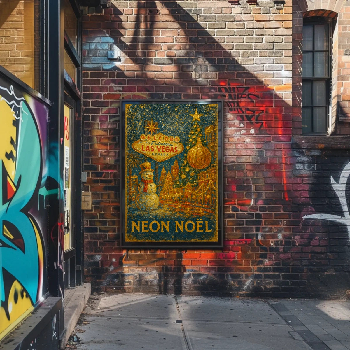 Neon Noël In Las Vegas Poster