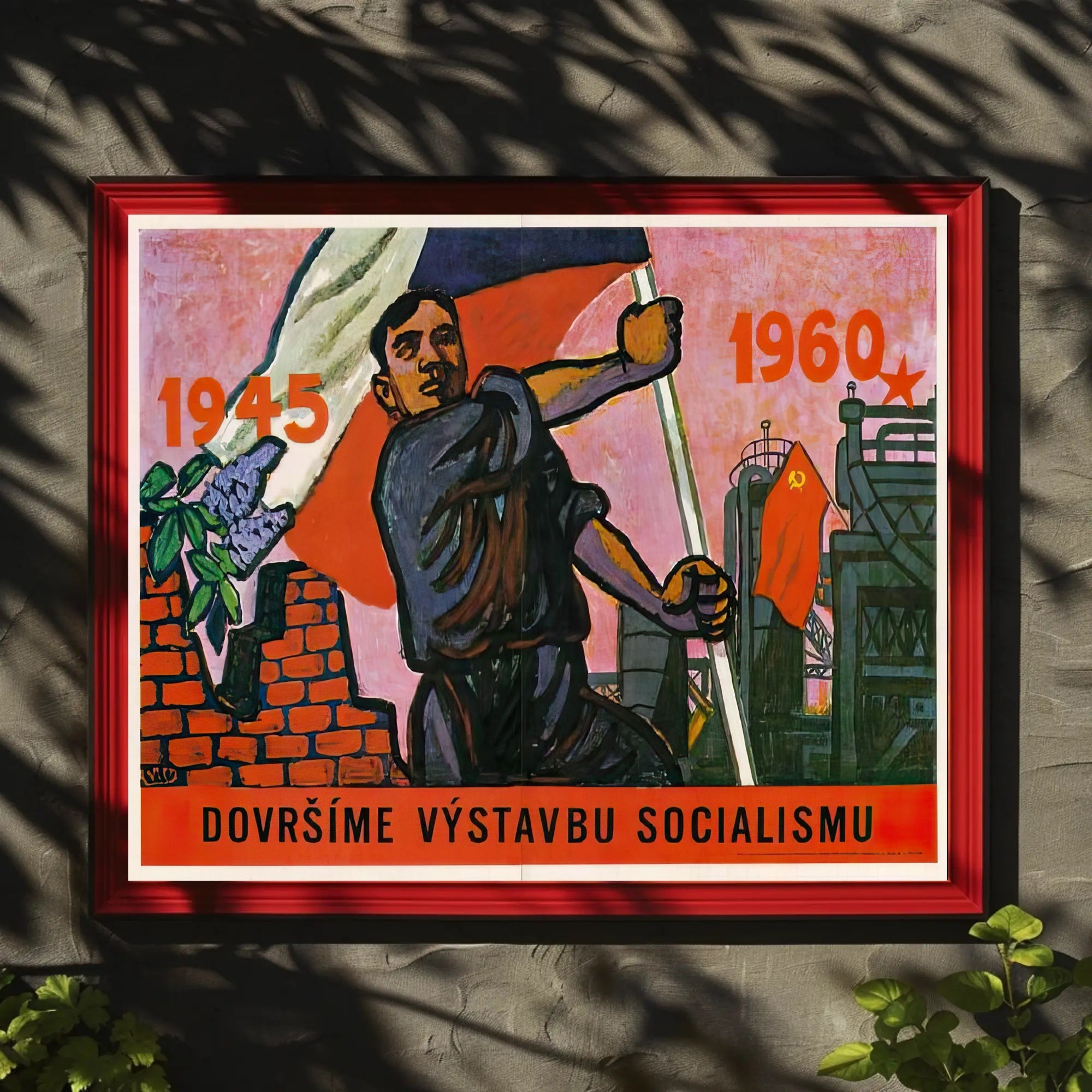 Post War Socialist Construction Poster